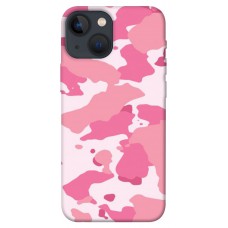 TPU чохол Demsky Розовый камуфляж 2 для Apple iPhone 13 mini (5.4")