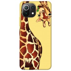 TPU чохол Demsky Cool giraffe для Xiaomi Mi 11 Lite