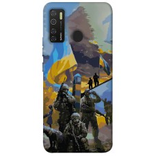 TPU чехол Demsky Faith in Ukraine 3 для TECNO Spark 5 Pro