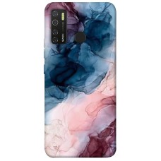 TPU чехол Demsky Розово-голубые разводы для TECNO Spark 5 Pro