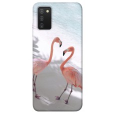 TPU чохол Demsky Flamingos для Samsung Galaxy A03s