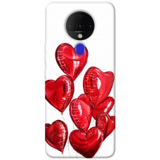 TPU чохол Demsky Heart balloons для TECNO Spark 6