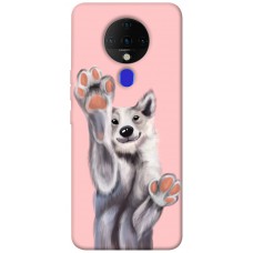 TPU чохол Demsky Cute dog для TECNO Spark 6