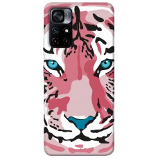 TPU чохол Demsky Pink tiger для Xiaomi Poco M4 Pro 5G