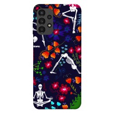 TPU чехол Demsky Yoga skeletons для Samsung Galaxy A13 4G