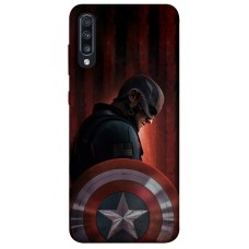 TPU чехол Demsky Comics style Капитан Америка для Samsung Galaxy A70 (A705F)