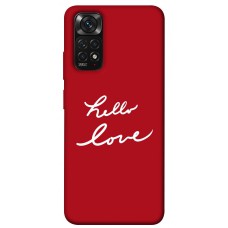 TPU чохол Demsky Hello love для Xiaomi Redmi Note 11 (Global) / Note 11S