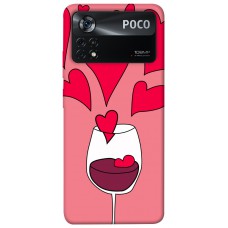 TPU чохол Demsky Бокал вина для Xiaomi Poco X4 Pro 5G