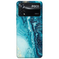 TPU чохол Demsky Голубая краска для Xiaomi Poco X4 Pro 5G