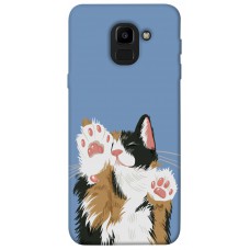 TPU чохол Demsky Funny cat для Samsung J600F Galaxy J6 (2018)