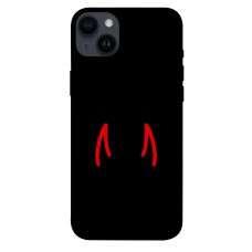 TPU чохол Demsky Red horns для Apple iPhone 14 Plus (6.7")