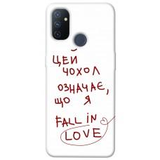 TPU чехол Demsky Fall in love для OnePlus Nord N100