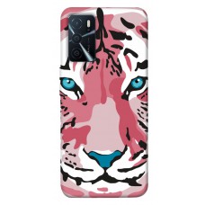 TPU чехол Demsky Pink tiger для Oppo A16s / A16