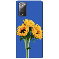 TPU чехол Demsky Bouquet of sunflowers для Samsung Galaxy Note 20