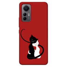 TPU чохол Demsky Влюбленные коты для Xiaomi 12 Lite