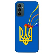 TPU чохол Demsky Квітучий герб для Samsung Galaxy M13 4G