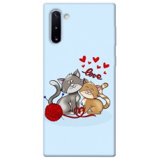 TPU чехол Demsky Два кота Love для Samsung Galaxy Note 10