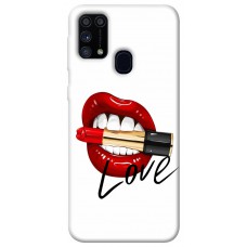 TPU чохол Demsky Красные губы для Samsung Galaxy M31