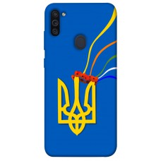 TPU чохол Demsky Квітучий герб для Samsung Galaxy M11