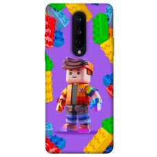 TPU чехол Demsky Colorful constructor для OnePlus 8