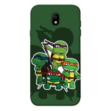 TPU чехол Demsky Green turtles для Samsung J730 Galaxy J7 (2017)