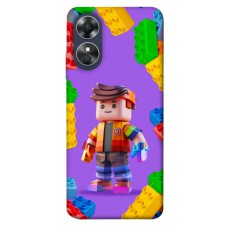 TPU чохол Demsky Colorful constructor для Oppo A17