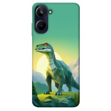 TPU чехол Demsky Динозавр для Realme 10 4G