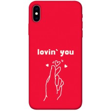 TPU чехол Demsky Loving you для Apple iPhone X (5.8")