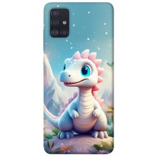 TPU чохол Demsky Білий дракоша для Samsung Galaxy A51