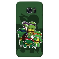 TPU чехол Demsky Green turtles для Samsung G935F Galaxy S7 Edge