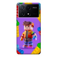 TPU чехол Demsky Colorful constructor для Xiaomi Poco X6