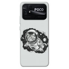 TPU чехол Demsky Кіт космонавт для Xiaomi Poco C40