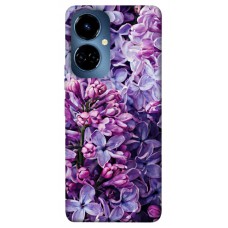 TPU чехол Demsky Violet blossoms для TECNO Camon 19 (CI6n) / 19 Pro (CI8n)