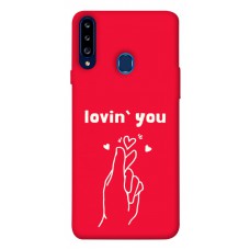 TPU чехол Demsky Loving you для Samsung Galaxy A20s