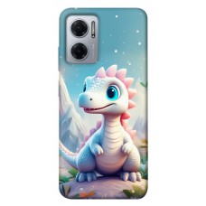 TPU чехол Demsky Білий дракоша для Xiaomi Redmi Note 11E