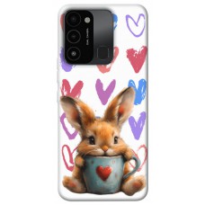 TPU чехол Demsky Animals love 1 для TECNO Spark 8C