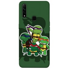 TPU чохол Demsky Green turtles для Oppo A31