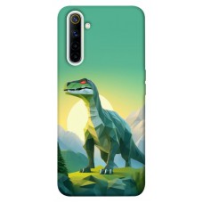 TPU чехол Demsky Динозавр для Realme 6