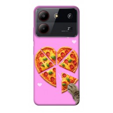 TPU чохол Demsky Pizza Love для ZTE Blade A54 4G