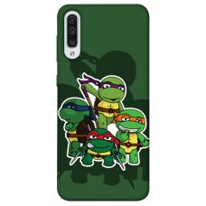 TPU чехол Demsky Green turtles для Samsung Galaxy A50 (A505F) / A50s / A30s