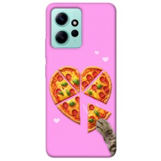 TPU чехол Demsky Pizza Love для Xiaomi Redmi Note 12 4G