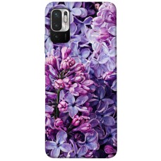 TPU чехол Demsky Violet blossoms для Xiaomi Redmi Note 10 5G