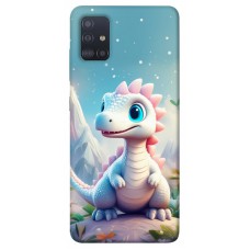 TPU чехол Demsky Білий дракоша для Samsung Galaxy M51