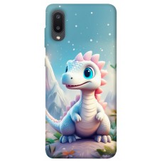 TPU чохол Demsky Білий дракоша для Samsung Galaxy A02