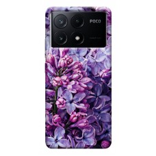 TPU чехол Demsky Violet blossoms для Xiaomi Poco X6