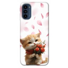 TPU чохол Demsky Animals love 2 для Motorola Moto G41