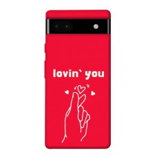 TPU чехол Demsky Loving you для Google Pixel 6a