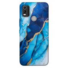 TPU чохол Demsky Blue marble для Nokia C21 Plus