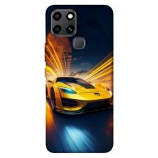 TPU чохол Demsky Yellow Porsche для Infinix Smart 6