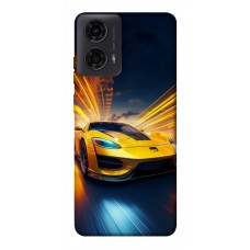 TPU чохол Demsky Yellow Porsche для Motorola Moto G24